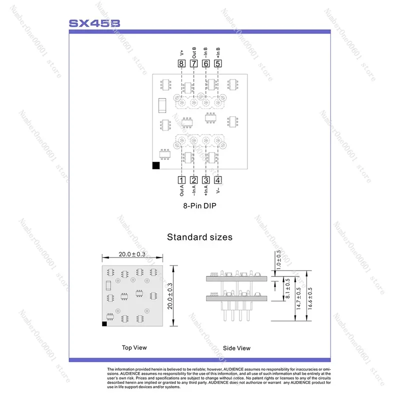 For SX45B Fully Discrete OPAMP Replace OPA1612 MUSE02 NE5532 AD827 for HiFi DAC CD Tube Amplifer Phono Crossover Preamp