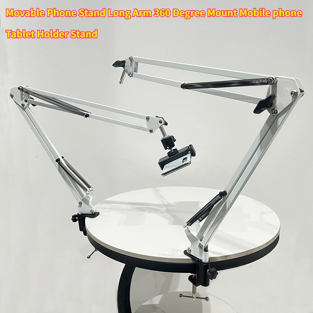 New hot Flexible Movable Phone Stand Long Arm 360 Degree Mount Mobile phone Tablet Holder Stand for Bed Desktop Tablet Mount