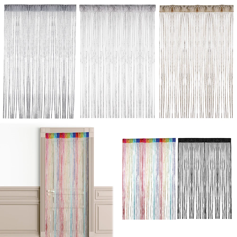 

100cm X 200cm Window Room Blind Divider Hanging Home Tassel Screen Door Divider for Wedding Party Hotel Living Room Restaurant