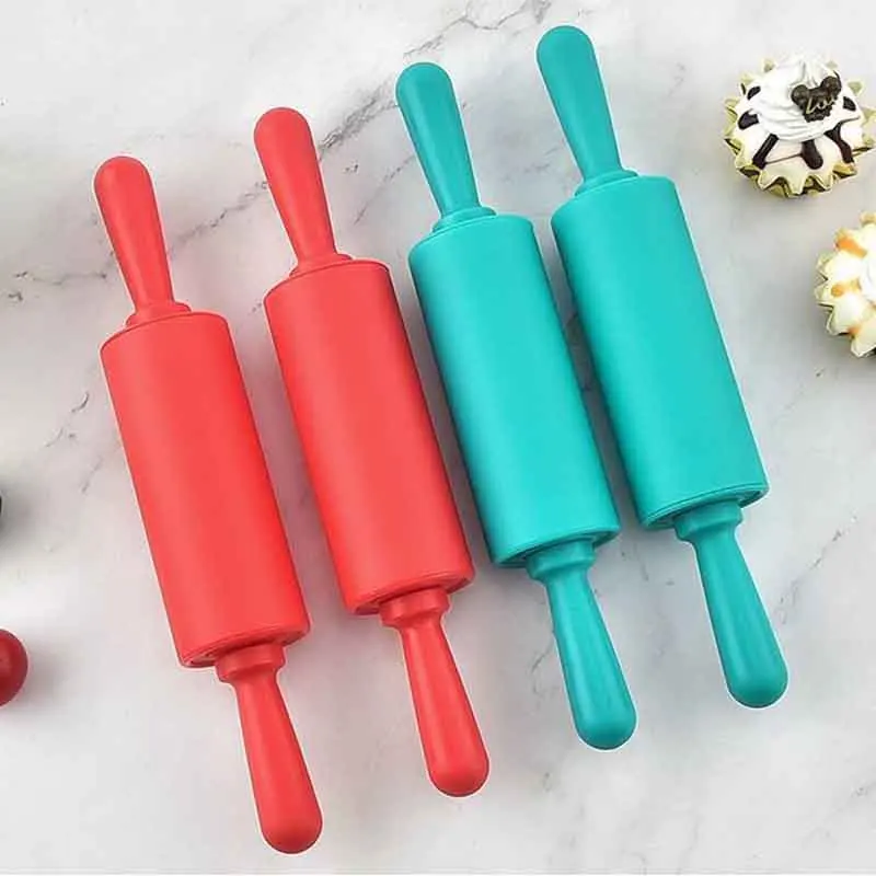 1Pcs 22.3cm 60g Hollow Out Light Non-stick Rolling Pin Dough Fondant Pastry Dumpling Pizza Cake Roller Plasticine Diy Kids Toys