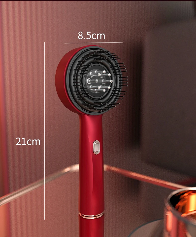 3 Modes Multi-Functional Infrared Electric Massage Comb Portable Laser Comb Hair Follicles On The Head Essence Oil Applicator