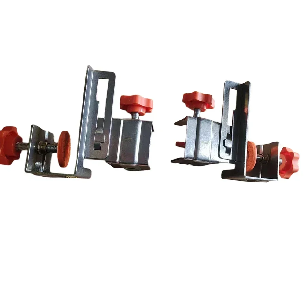 

2pcs Drawer Panel Installation Clip Adjustable Panel Fixing Tool Cabinet Door Panel Mounting Jig Side-mounted Drawer Clamps