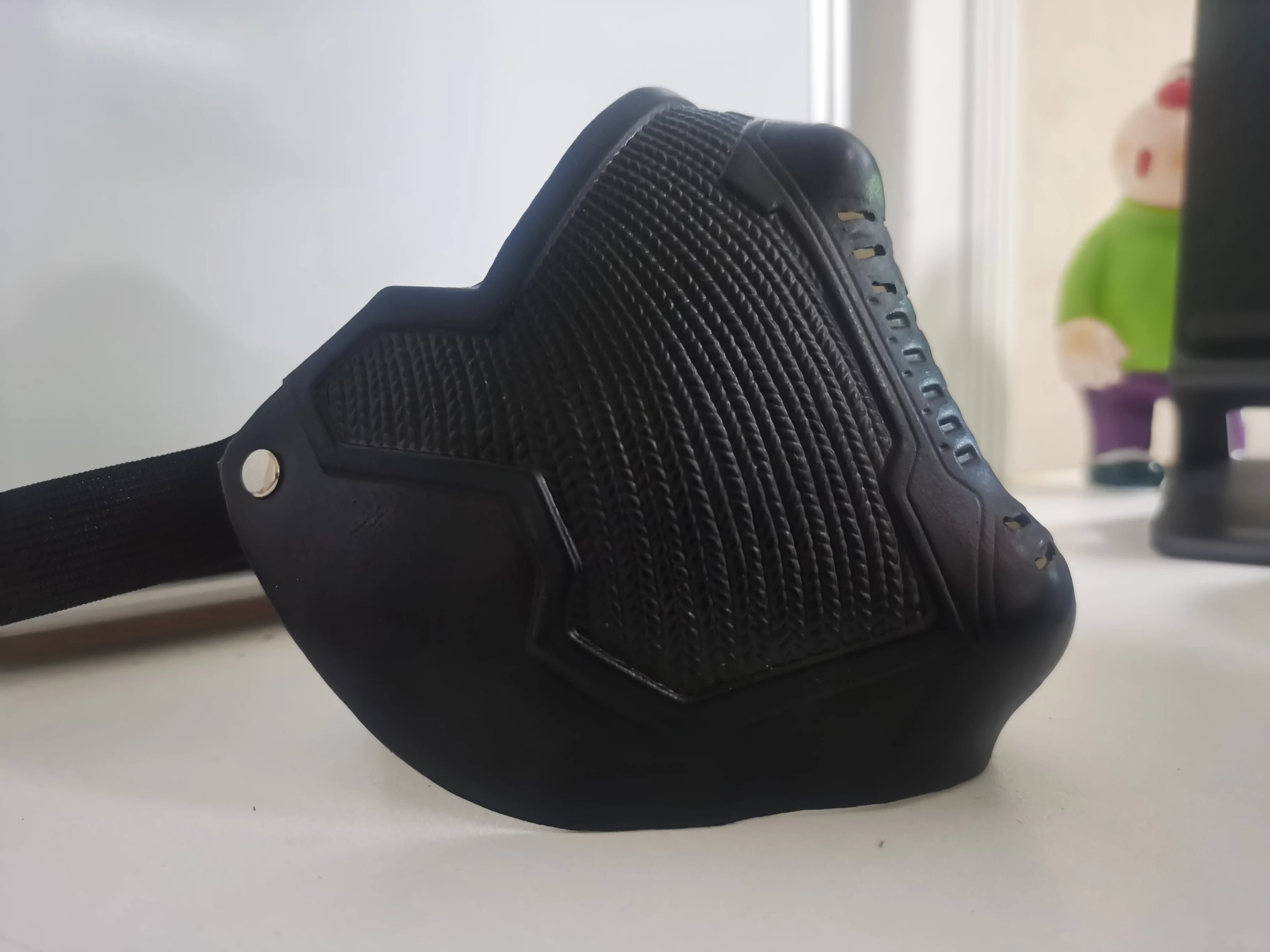 Superheld Cosplay Winter Soldat Maske James Buchanan Bucky Barnes Cosplay Latex Maske Halloween Weihnachten Requisiten Halb gesichts maske