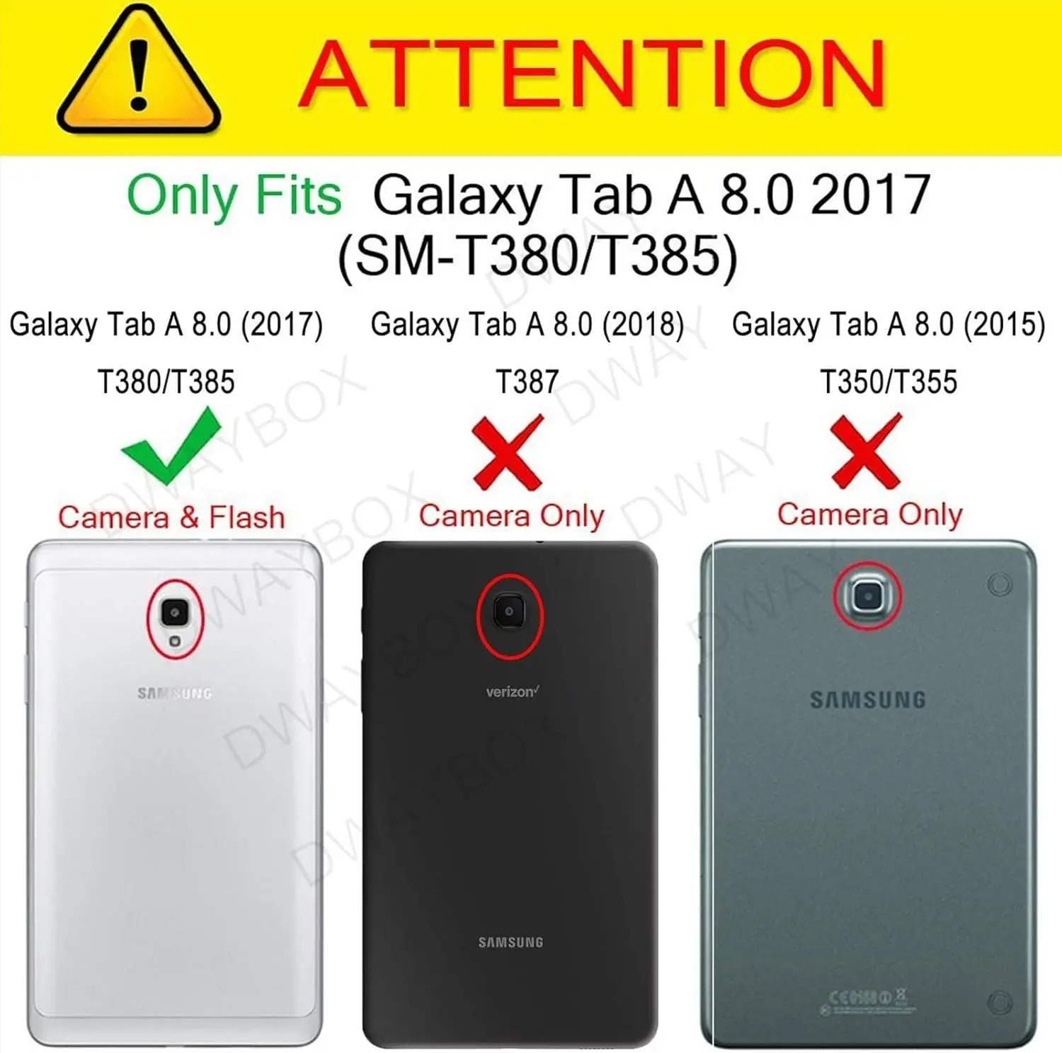 Transparent Tablet Case For Samsung Galaxy Tab A 8.0 2017 SM-T380 T385 Soft TPU Silicon Airbags Cover Shockproof Anti-drop Shell