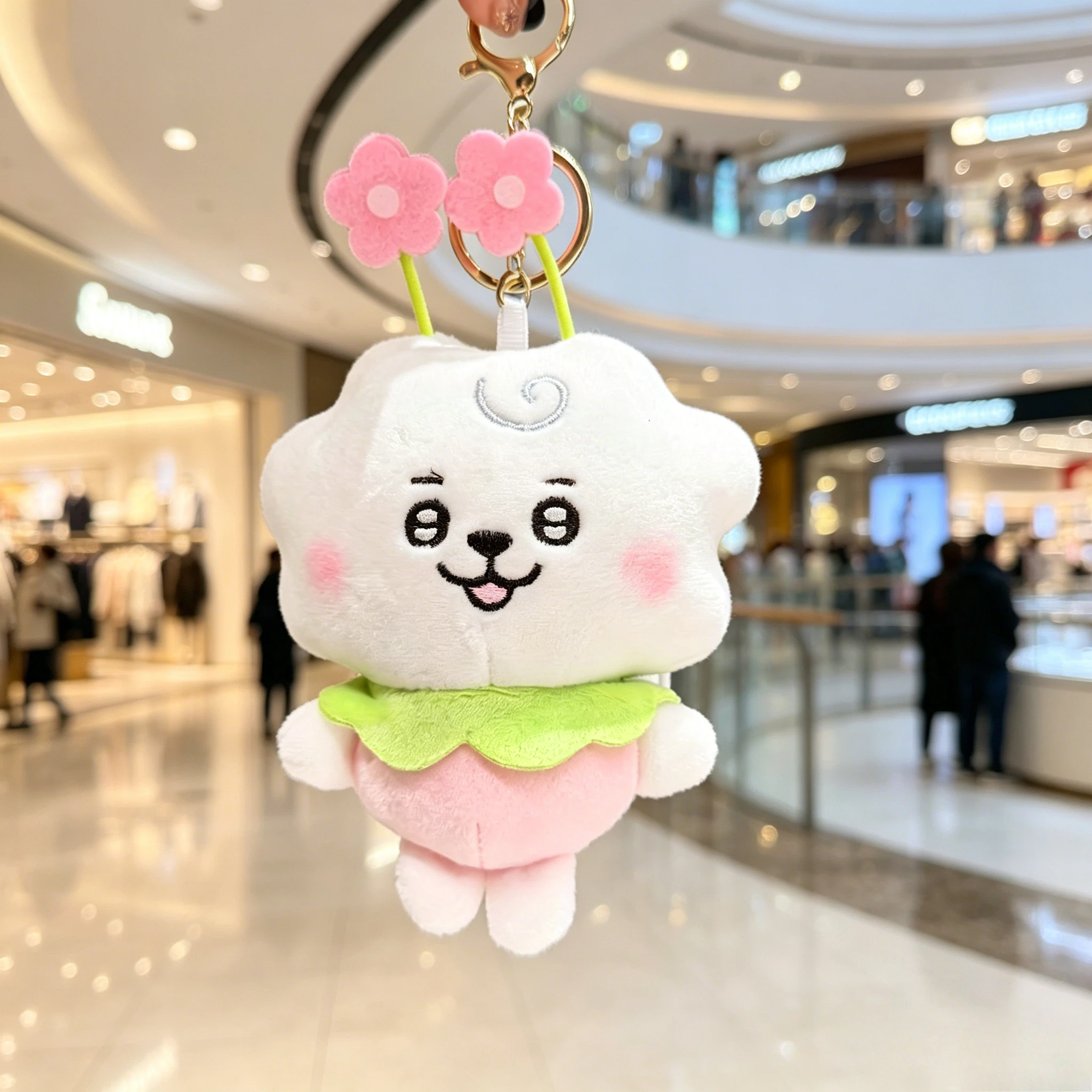 New BT21 Chimmy Cooky koya Shooky Tata Creative Anime Peripheral Cartoon Keychain Personality Cute Backpack Decorat Doll Pendant - view 5