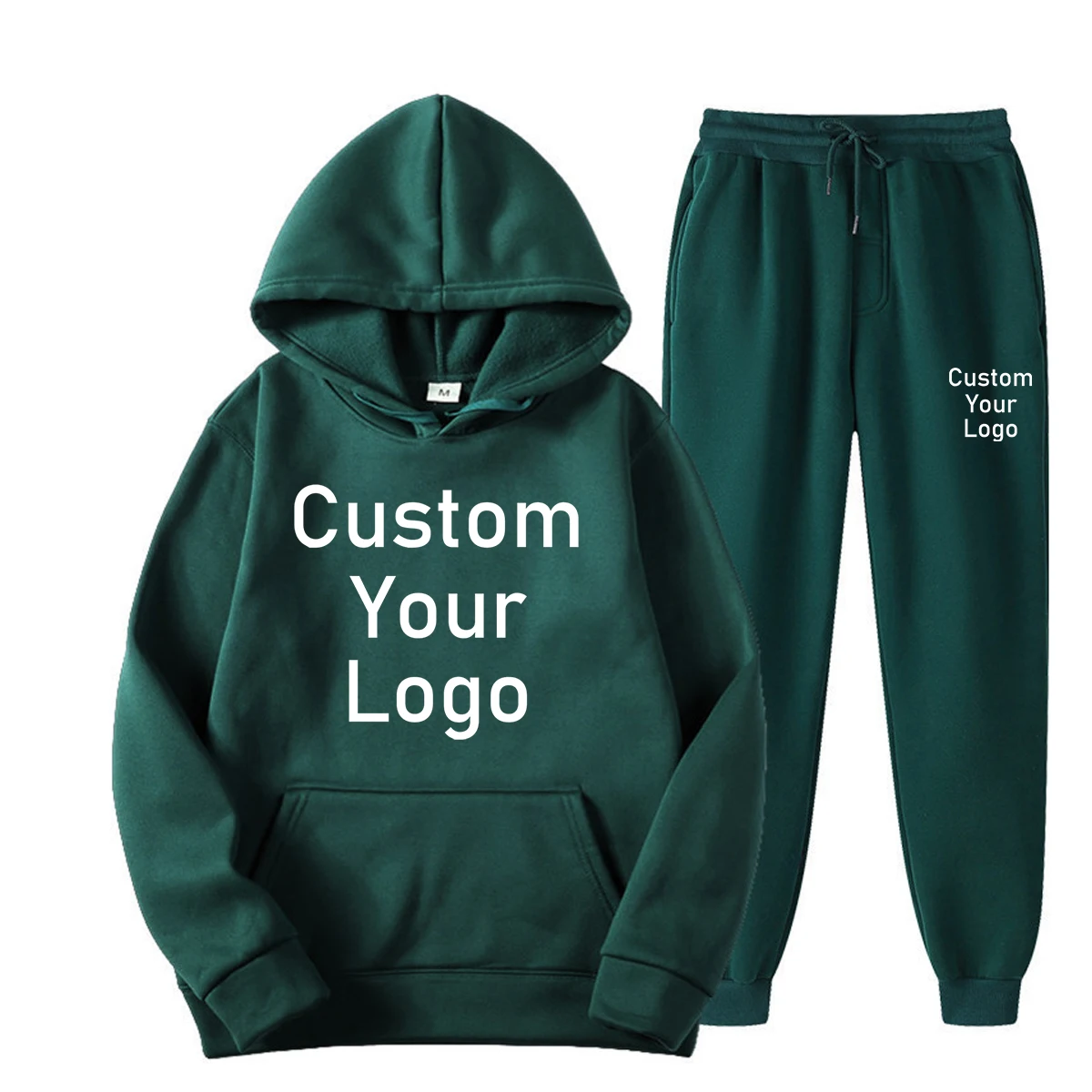 FEGKZLI Custom Your Casual Sport Tracksuits Design Your Brand Logo/Picture/Text  260gsm Fleece Hoodies Sweatshirt Sweatpants