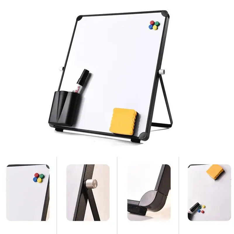 Imagem -05 - Quadro Branco Magnético Definido com Suporte Borramento Seco Suave e Durável Aulas Online Escritório