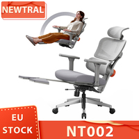 NEWTRAL NT002 Ergonomic Chair, Adaptive Lower Back Support, Adjustable Backrest  Armrest Headrest Footrest