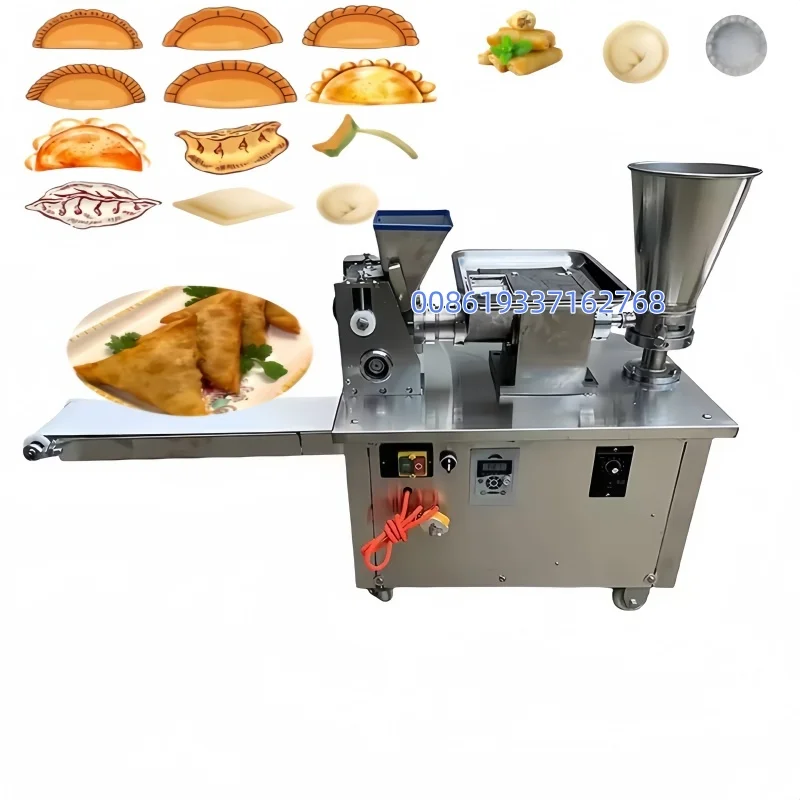 بيع المصنع مباشرة 500-4800 قطعة/ساعة مربع رافيولي ساموسا امبانادا سبرينغ رول مستدير روسيا ماكينة صنع الزلابية