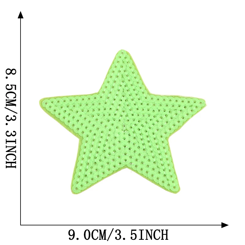 Eisen auf Patches für Kleidung Stern Herz Pailletten Thermo jacke DIY gestickt nähen Aufkleber Rucksack niedlichen Parche Kinder Ropa Glitter – Detail 25