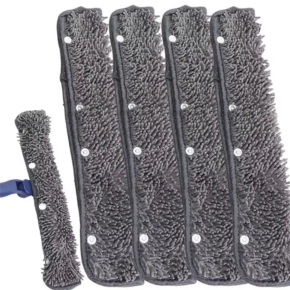Microfiber Mop Cloth Cover Dust Removal Thick Magic Broom Cloth Reusable Washable Replaceable Mop Covers