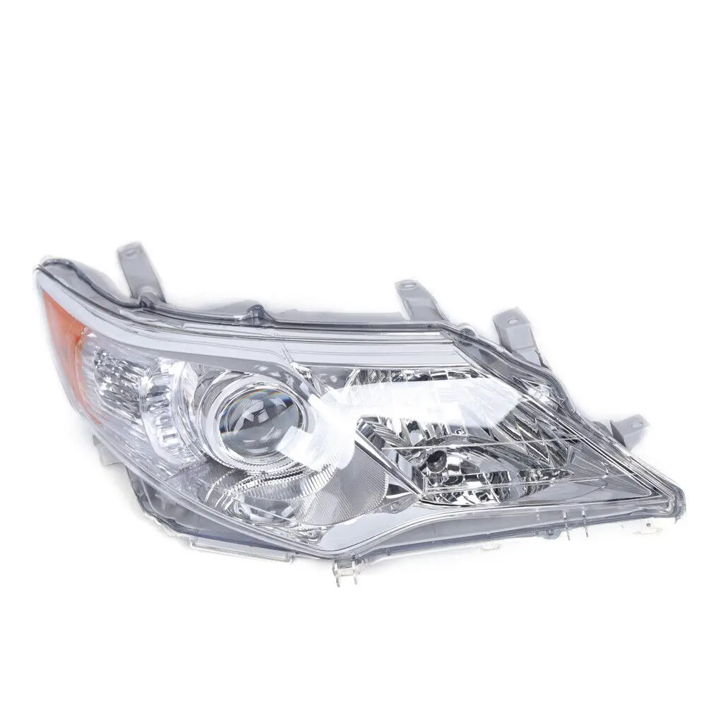 【1 Pair】 Left + Right Projector Headlights For Toyota Camry 2012 2013 2014  Halogen Headlamps Replacement Bulbs