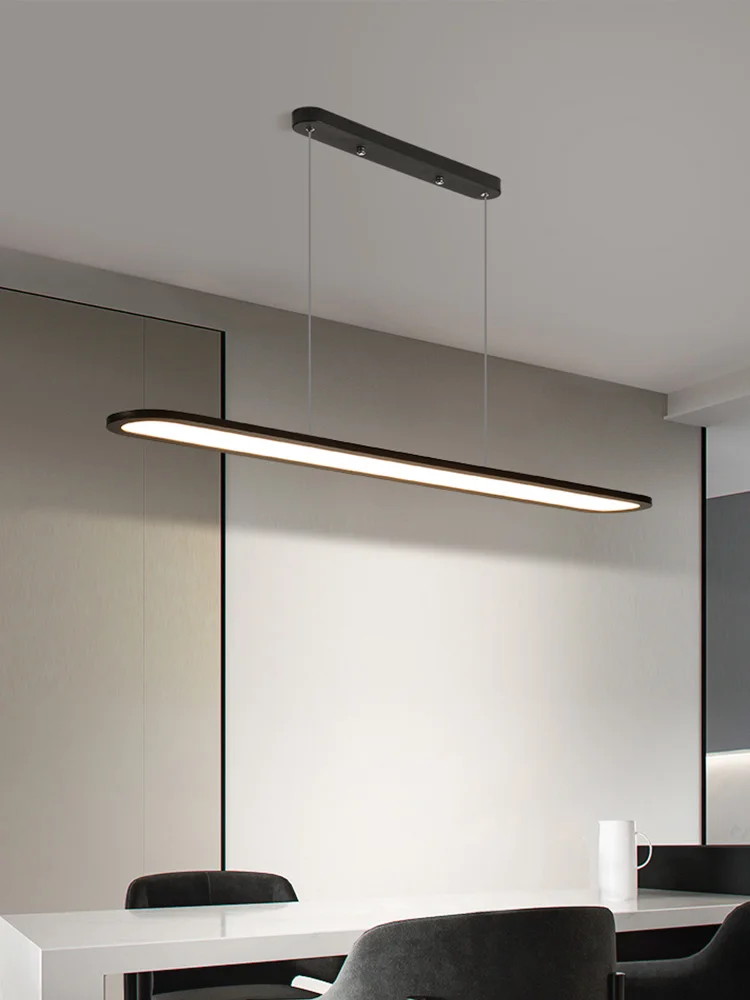 식당용 조명기구 현대식 샹들리에 산업용 조명 침실용 섬 조명 블랙 화이트 연구 책상 조명 led