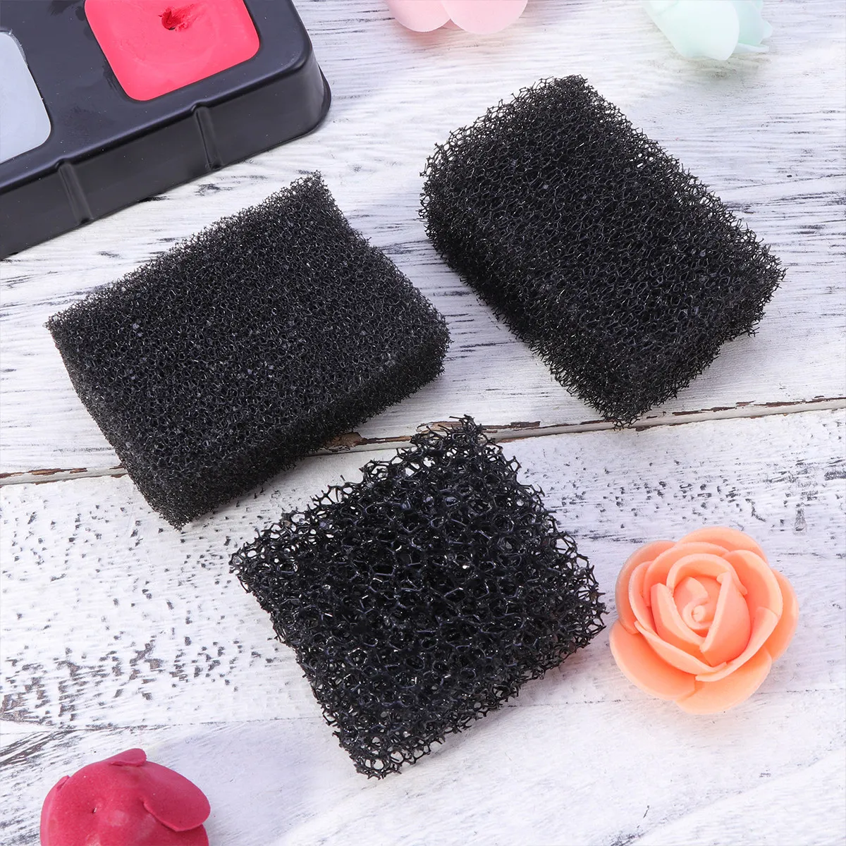 

Набор из 3 профессиональных спонжей для создания эффекта пигментации: веснушек, темных пятен, шрамов, для плазменной и масляной живописи, Хэллоуина, косплея