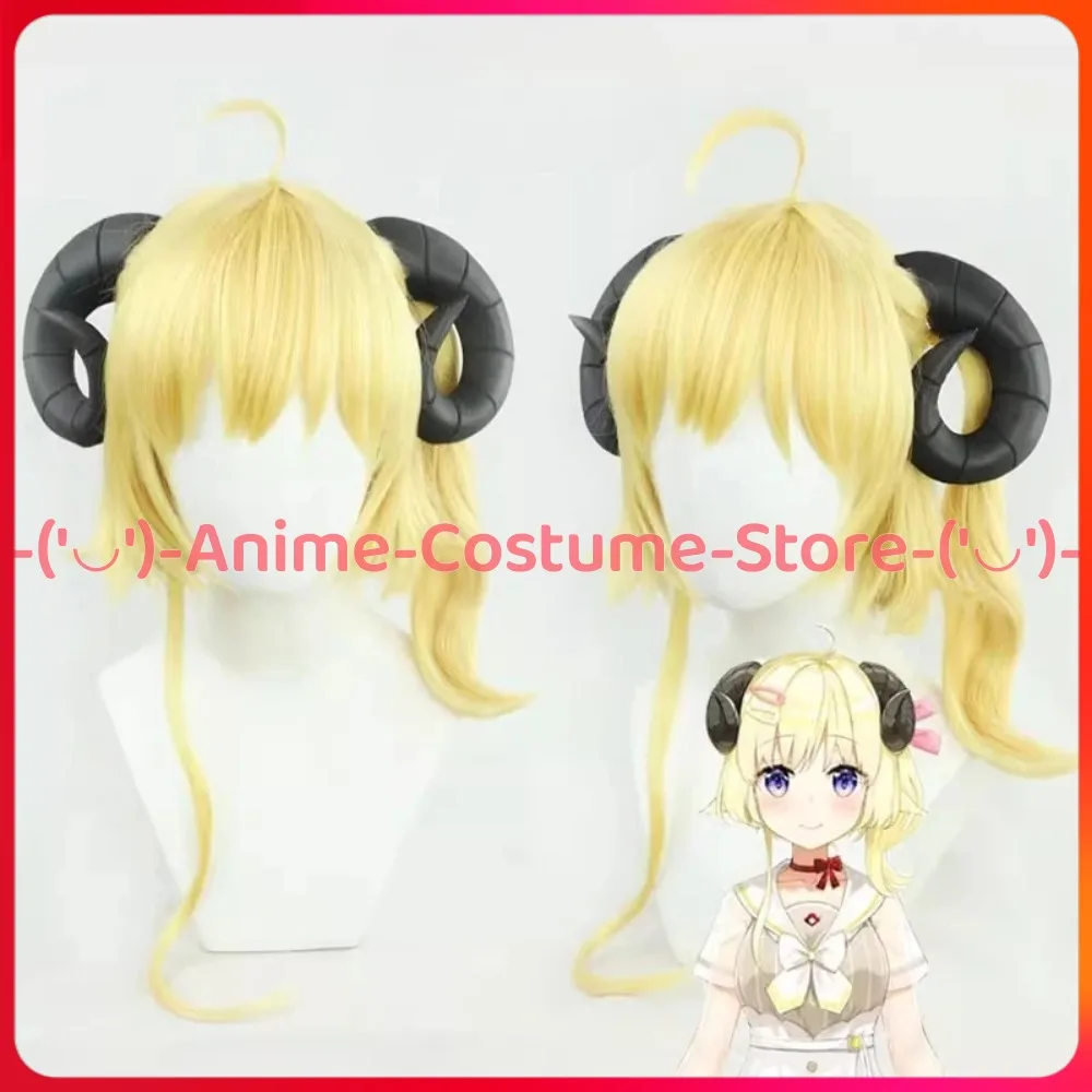 

Hololive VTuber Tsunomaki Watame Cosplay Wig Anime Character Halloween Carnival Party Costume Wigs Heat Resistant Synthetic Hair
