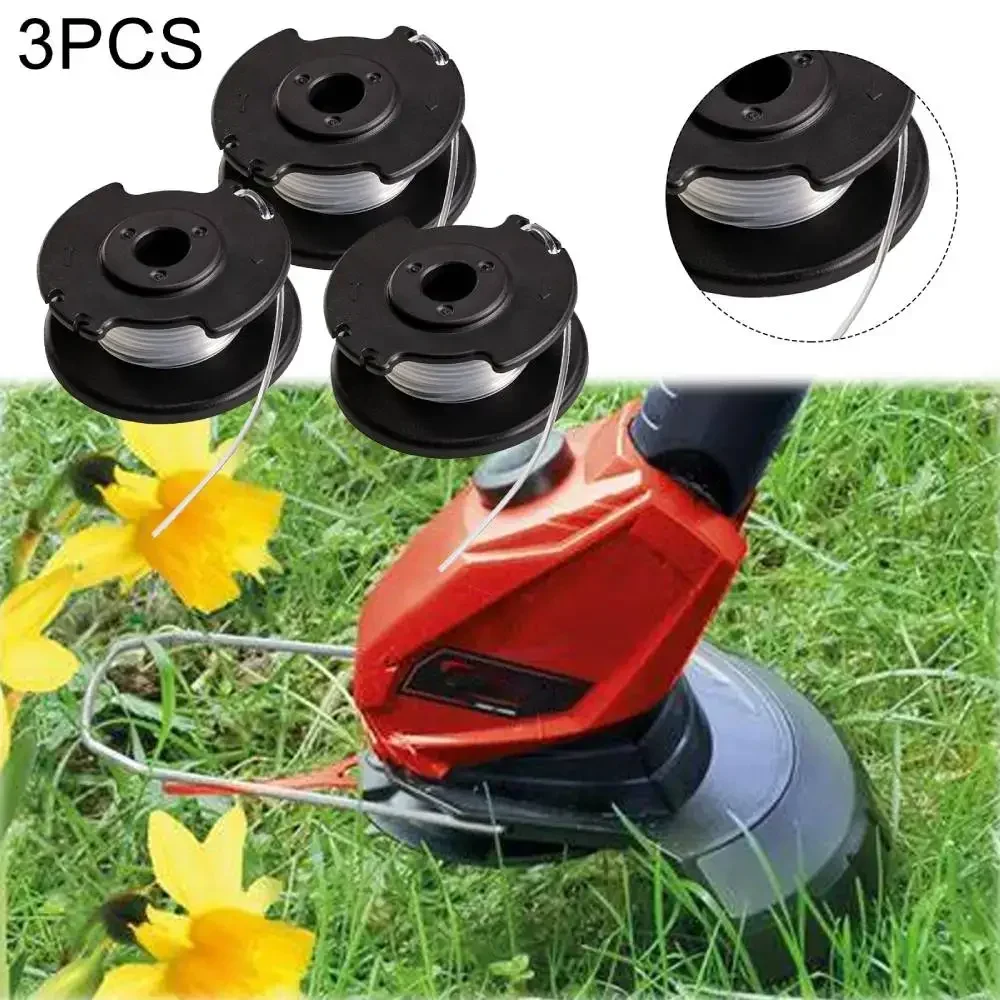 For Einhell GE-CT 18/28 Li And GE-CT 18/28 Li TC Lawn Mower Accessories Cutting Line Head 3PCS Spools Brushcutter Garden Tool