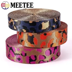 Meetee 1-5M 50mm Polyester Nylon Webbing Backpack Strap To The Meter Ribbon Band Bags Clothing Decoration Tape Sewing Accessory