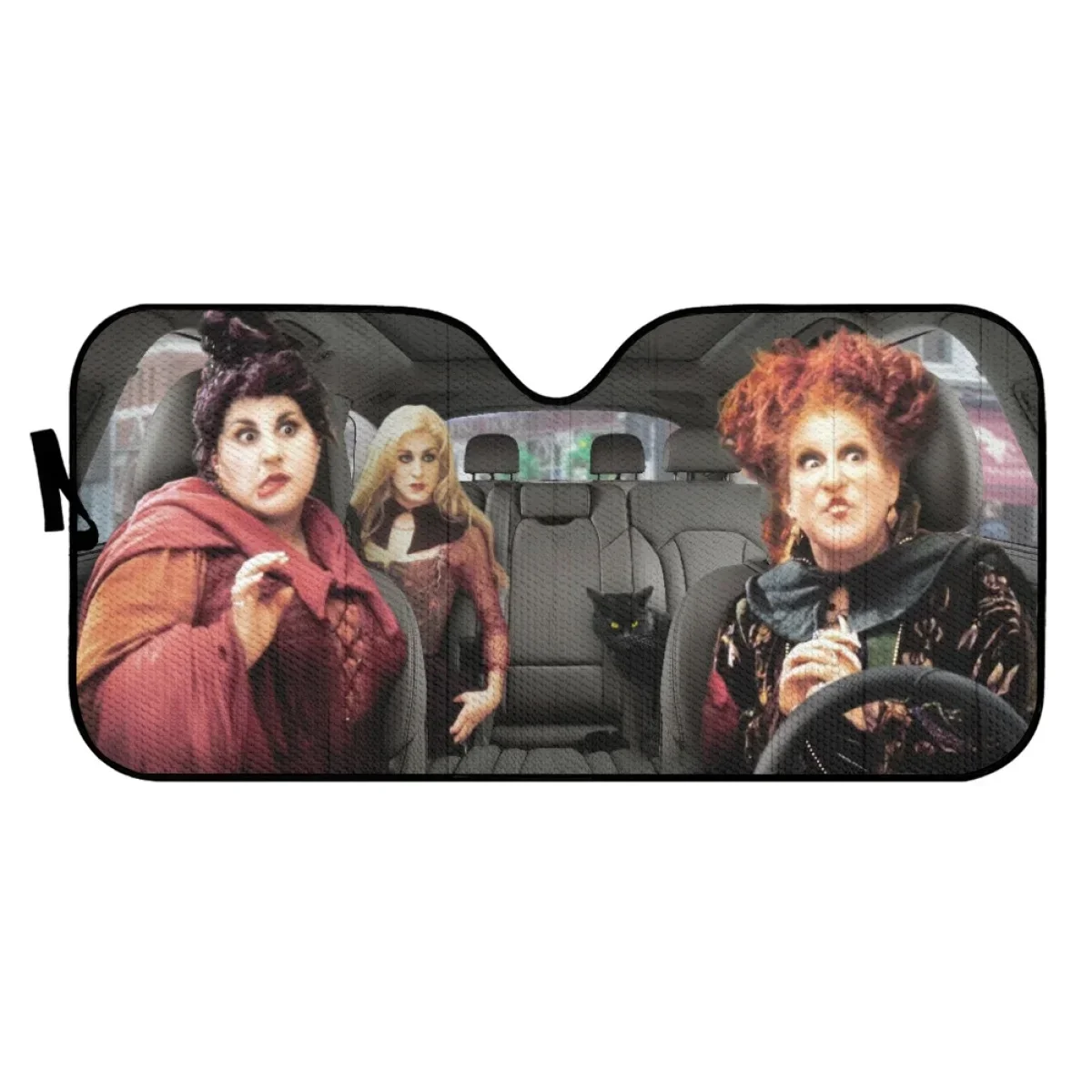 Hocus Pocus Car Sun Shade Sarah Sanderson Winifred Sanderson Mary Sanderson Anti-UV fit SUV Van Truck Windshield Car Accessories