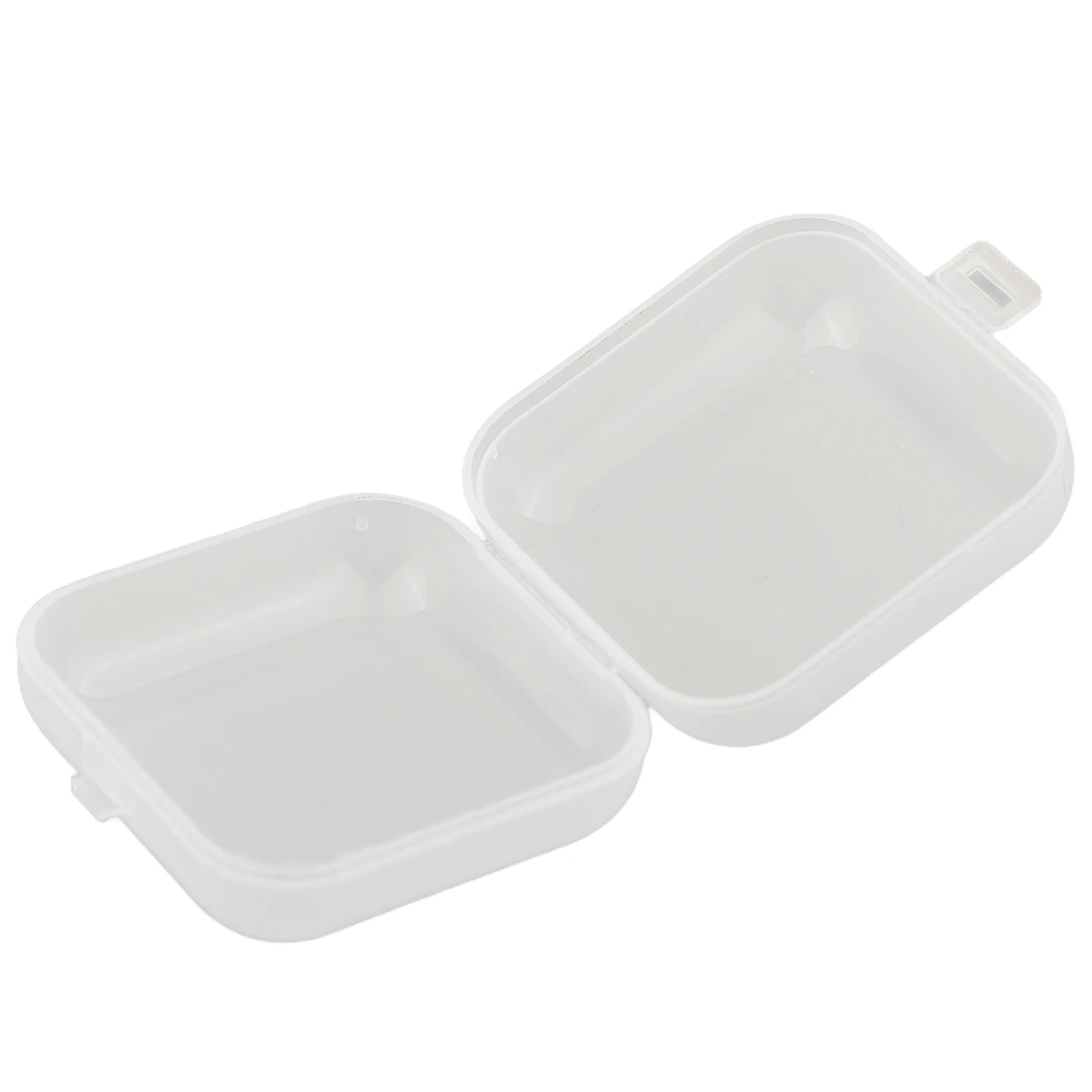 10 Transparent Square Plastic Storage Boxes for Small Jewelry and Accessories Compatible with Home Office or Mobile Storage