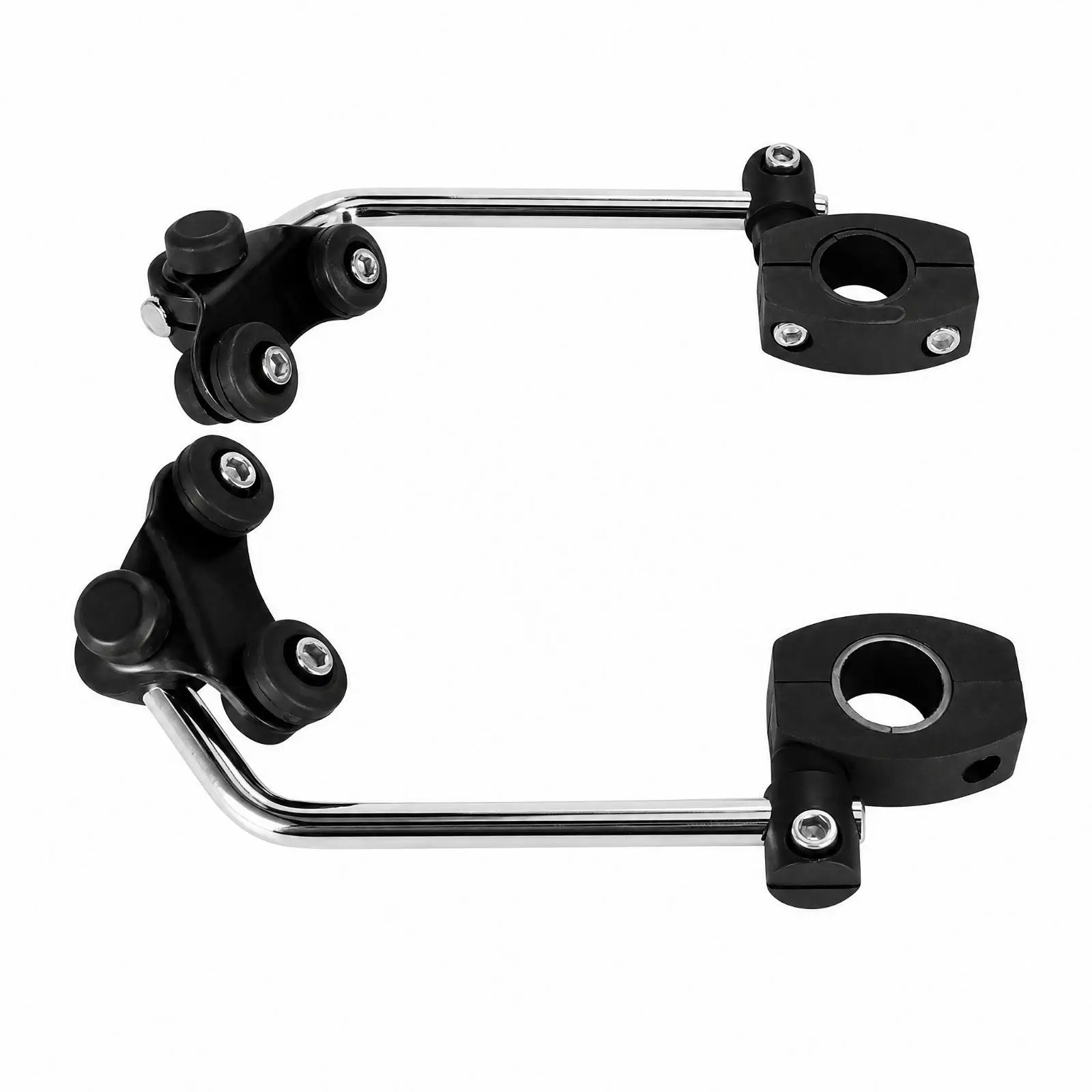 Handlebar Mounting Bracket Multi-Angle Motorcycle Windshield Mounting Bracket Easy to Install for Traveling Riders