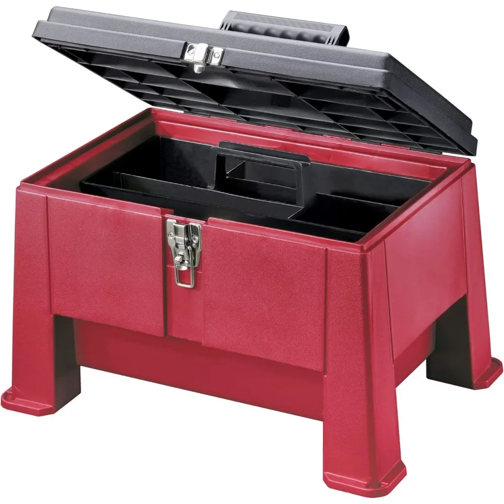 Personalizable-Step N Store, caja de herramientas para taburete con escalón de 20"