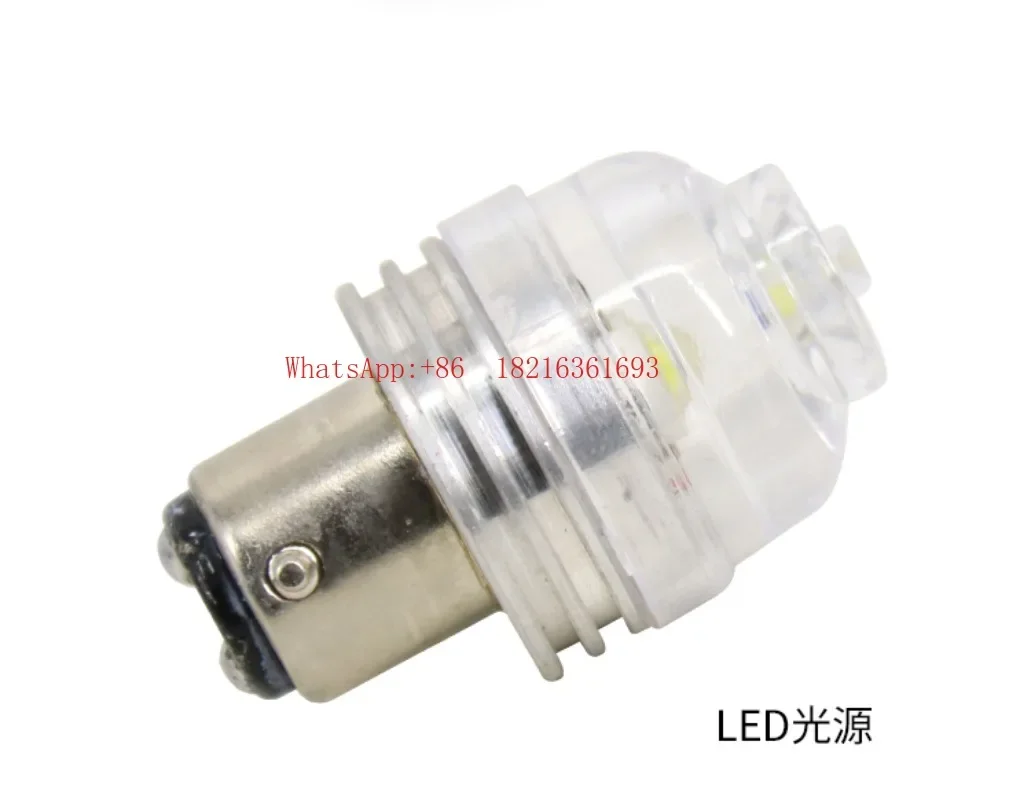 2026GOOD Marine 12-24V Accessory Indicator Light White LED Signal Light 360 ° Annular Stern Light