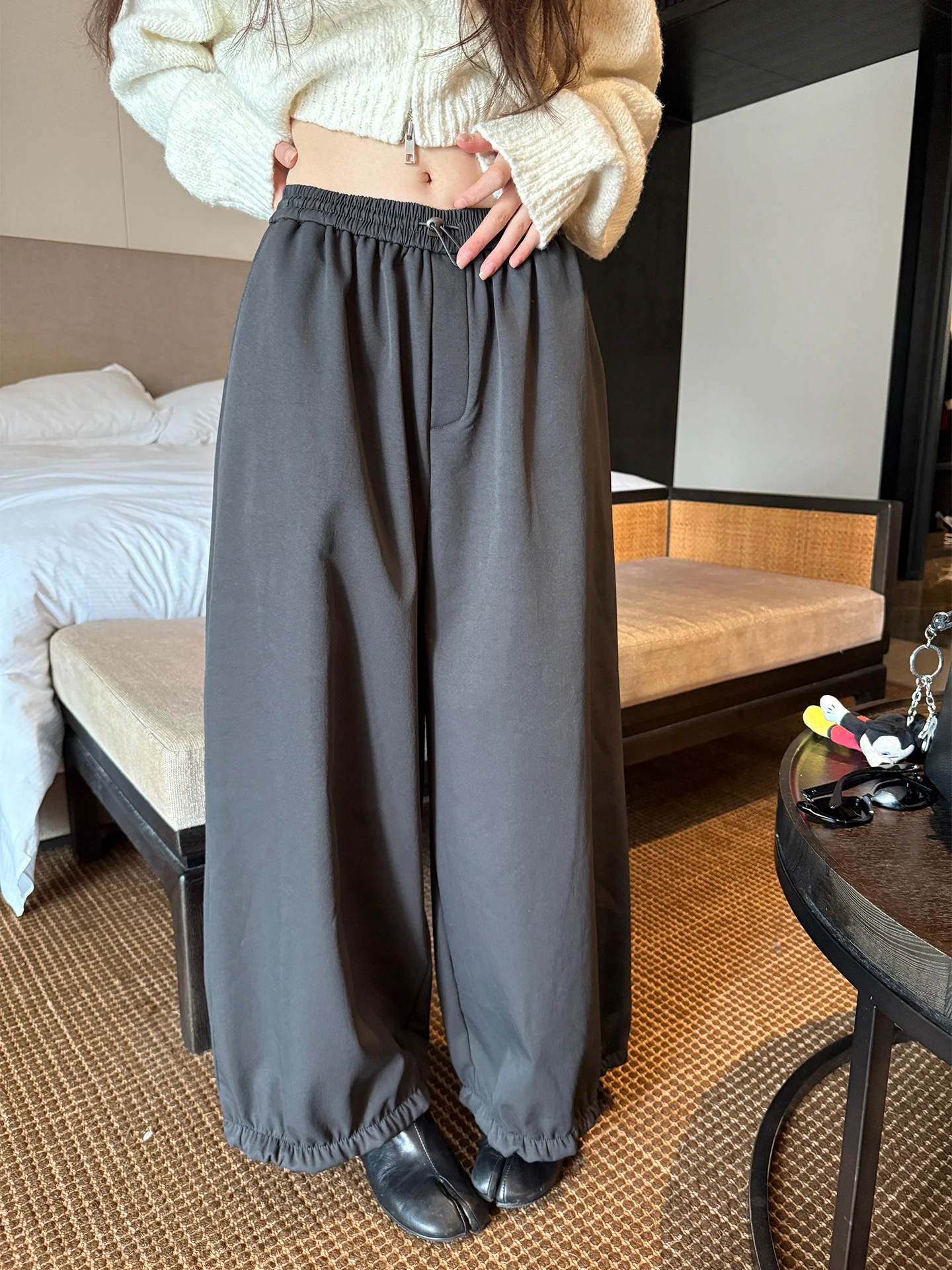 

Брюки-блумеры Yaya op Fce с хлопковой подкладкой, повседневные, с эластичным поясом, из полиэстера, для девочек-подростков, модная новинка