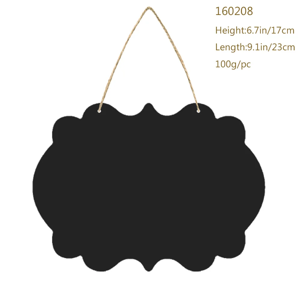 Erasable Chalkboard Sign Double Sided Wall Decor Hanging Message Board Exquisite Easy Setup 160208 Chalkboard Sign