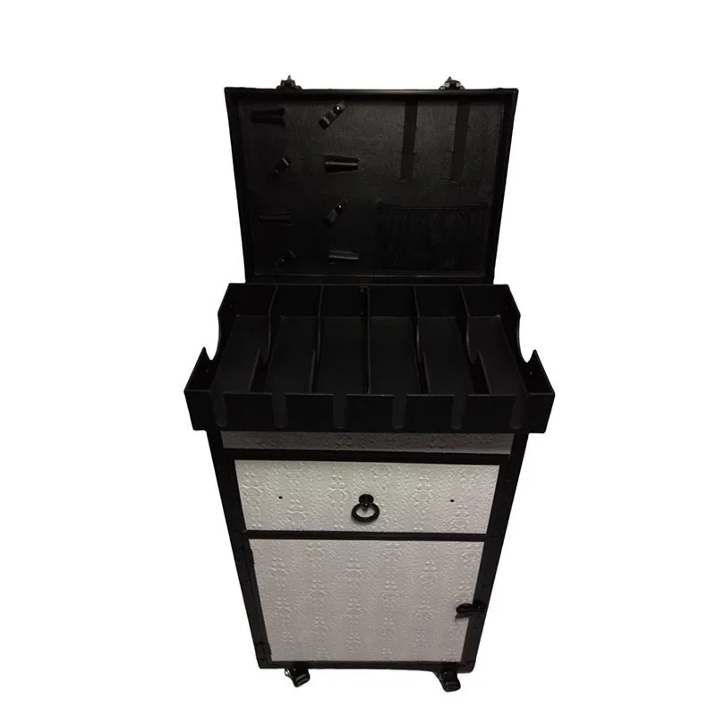 

Заводской изготовленный на заказ ящик для инструментов рулевой тяги, материал, дополнительная структура, дополнительный передвижной ящик для парикмахерских инструментов большой емкости