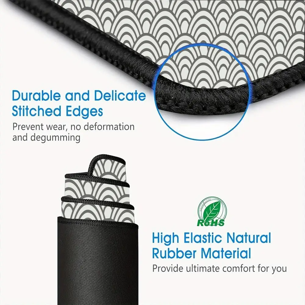 Moda portátil mouse pad acessórios de jogos mousepad tapete de mesa de borracha computador grande deskmat gamer escritório mouse tapete