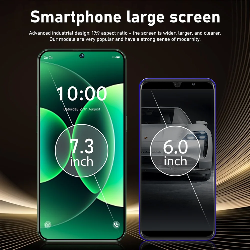 K-Touch M18 Pro Max Smartphone 5G 7.3inch Full Screen 7800mAh Mobile Phones Android Cell Phone 22GB 2TB 5G Dual SIM Global Version Unlocked