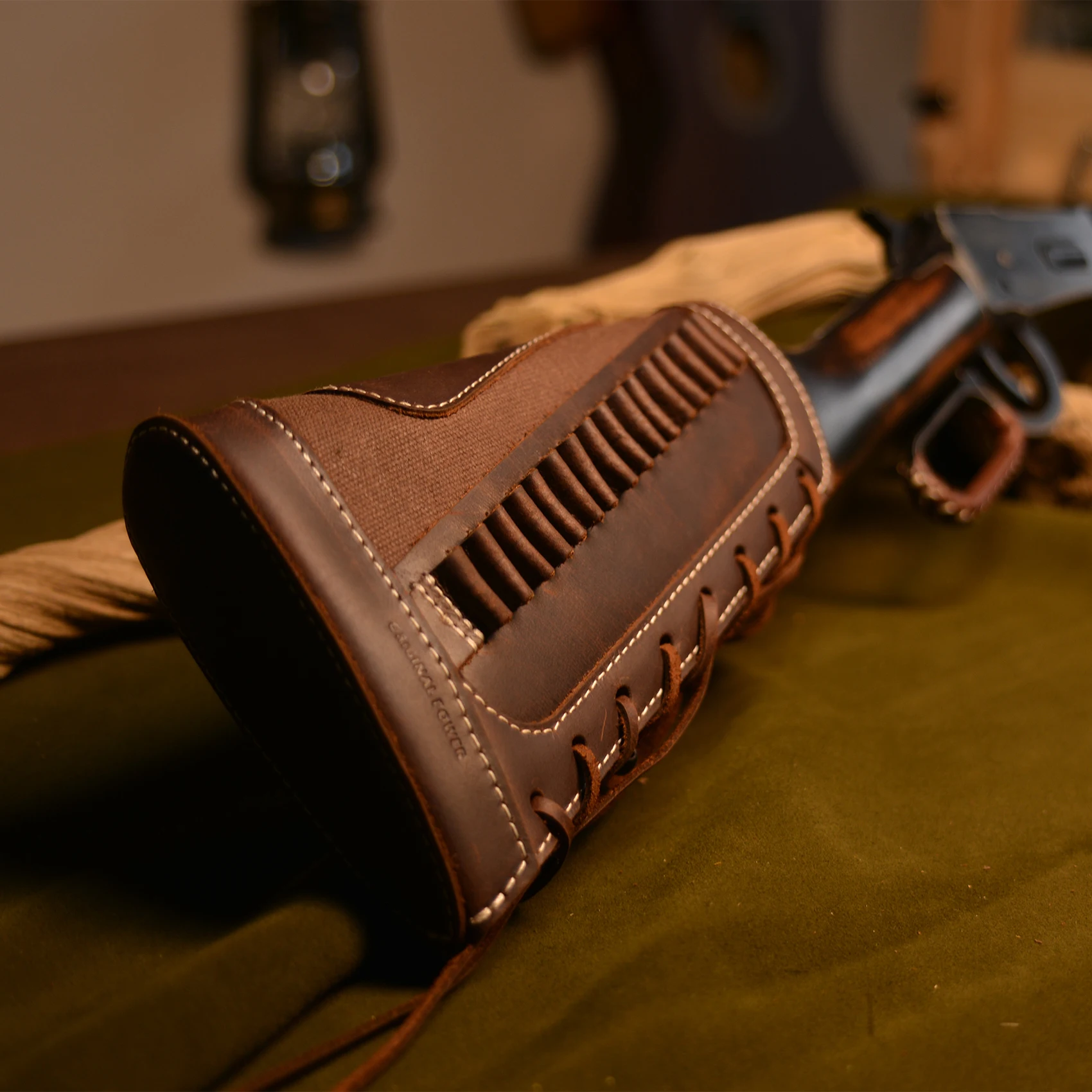 

Tactical Hunting Rifle Cheek Rest Pad Gun Buttstock Holster Shell Holder for .308 45-70 .30-30 .357 .22LR .22MAG