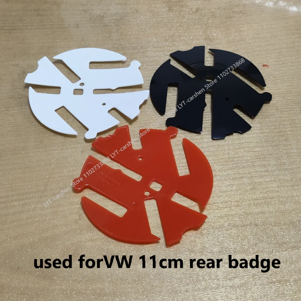 

ABS 110mm Rear Trunk Badge Lid Emblem Logo base plate Rear Hatch Lid base plate For VW Golf 7 7.5 MK7 MK7.5 GTI GTD R Rline