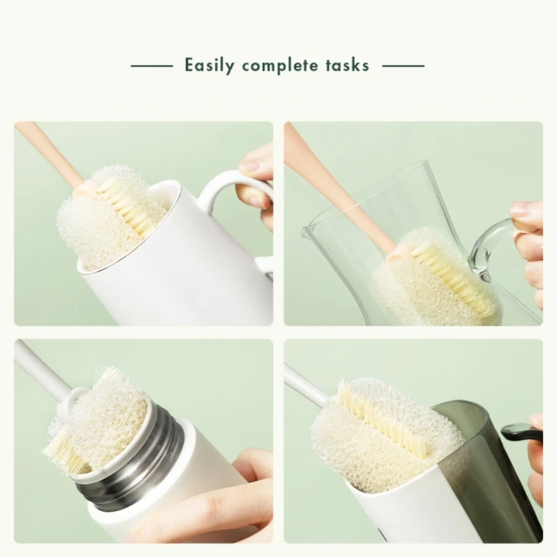 Long Handle Bottle Brush Washer Multipurpose Dining Room Kitchen Cleaning