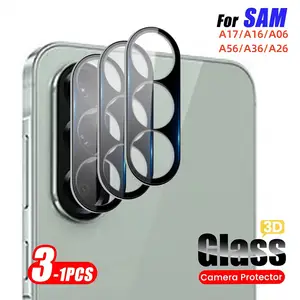 Bilashmart 3D Curved Camera Lens Protector Samsung A56 A17 A55 A16 A07 A54 A53 A26 A36 S25 S24 Ultra S23 FE Rear Lens Tempered Glass