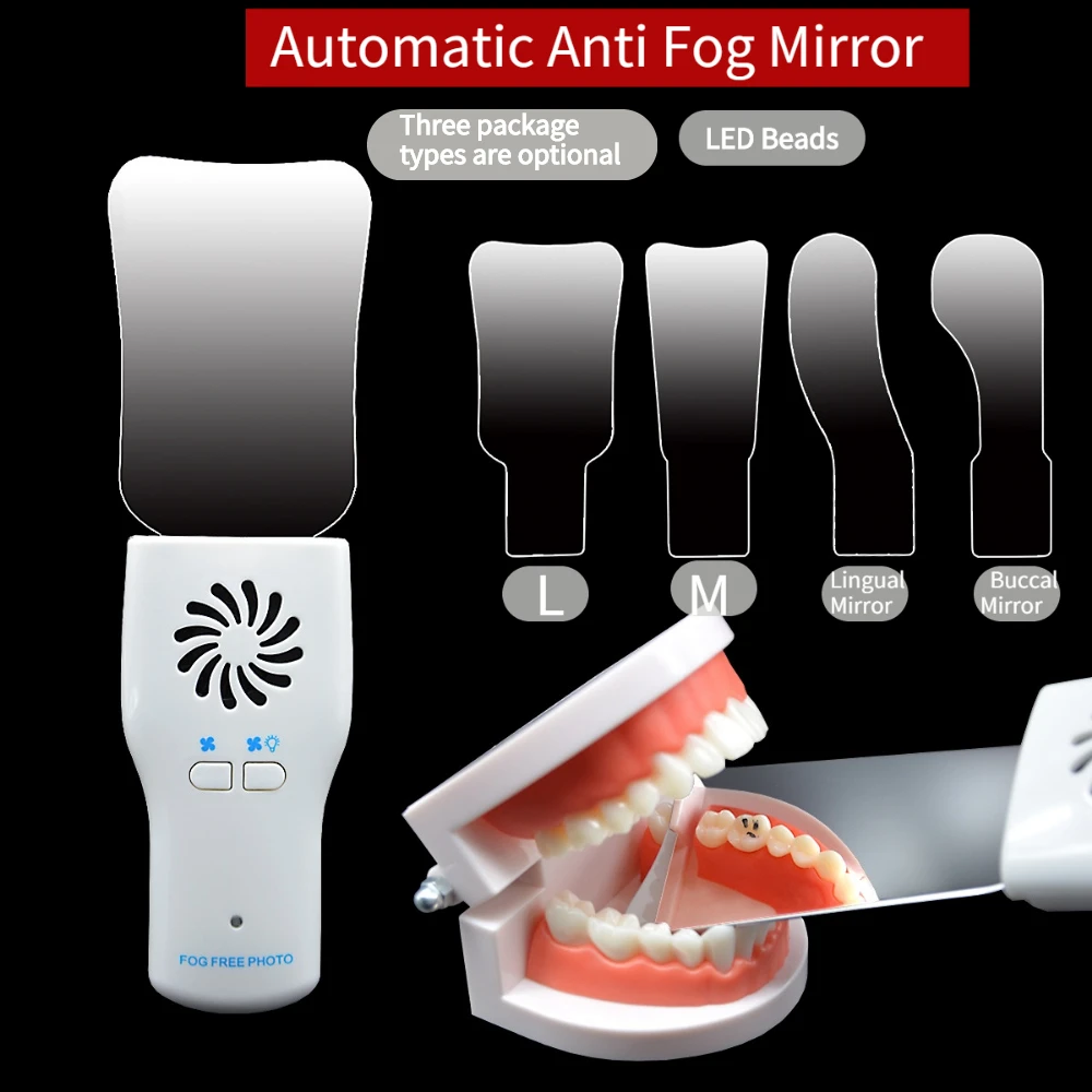 Tandheelkundige Anti-Mist Spiegels Set Orale Orthodontie Buccen Occlusie Tong Orthodontische Ontlogende Spiegel Dubbelzijdige Orale Fotografie