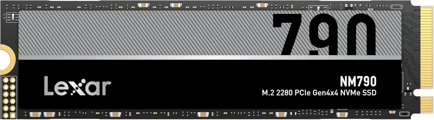 Lexar 8TB NM790 Internal NVMe SSD, 7000/6200 MB/s, M.2 2280, PCIe Gen 4x4 | Compatible W/ PS5, Gamers & Content Creators, PC & Laptops, SLC Cache, Single-Sided Design, LNM790X008T-RNNNU
