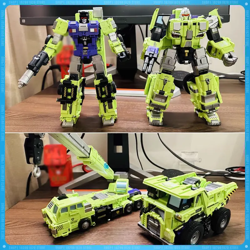 

Republish Transformation Toy Mecha Invasion GLA-03 GLA-04 Giant Legion Heavy Builder Tow Hook Set Destroyer Action Figure Gift