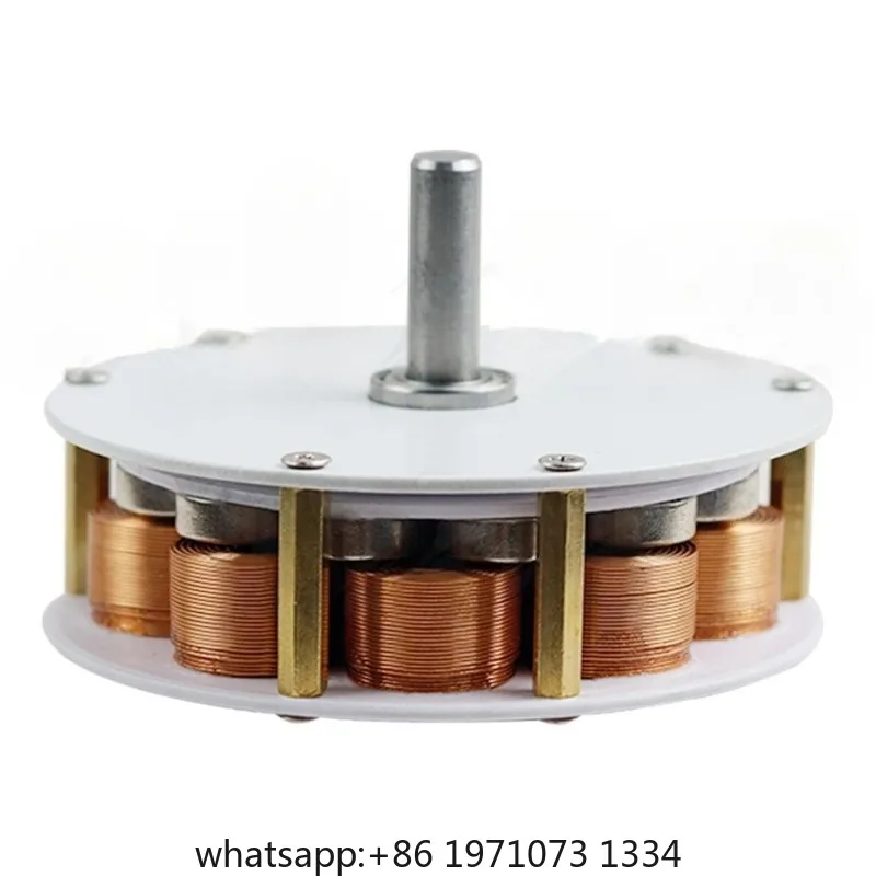 Mini Generator Wind Power Hand Crank  Motor 24V Strong Magnetic Low SpeedIron Core