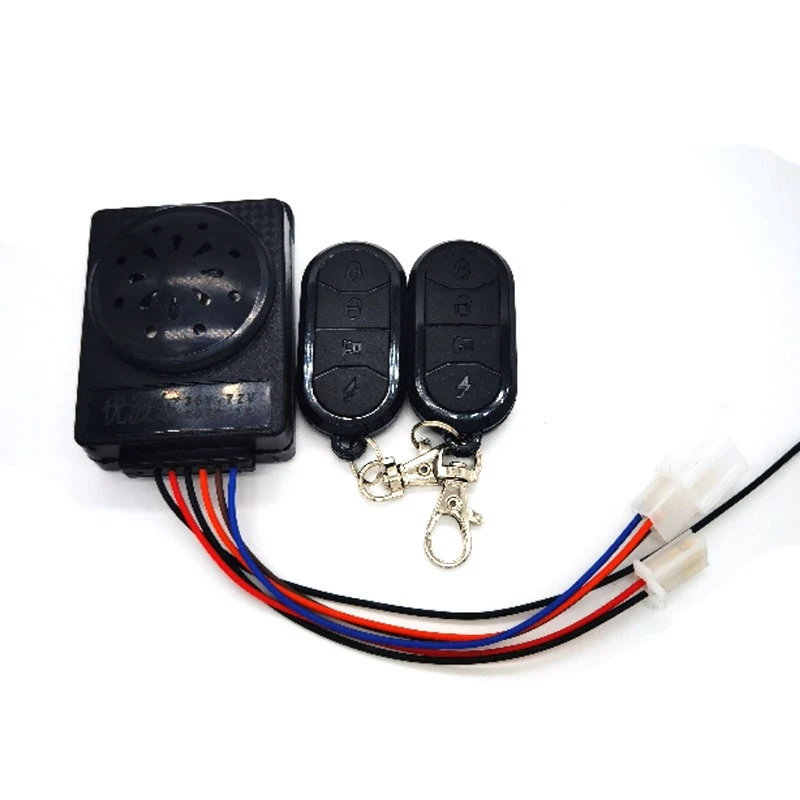 Ebike Alarm System Dual Remote Control 36V 48V 60V 72V For Electric Bicycle/Scooter Ebike/Brushless Controller