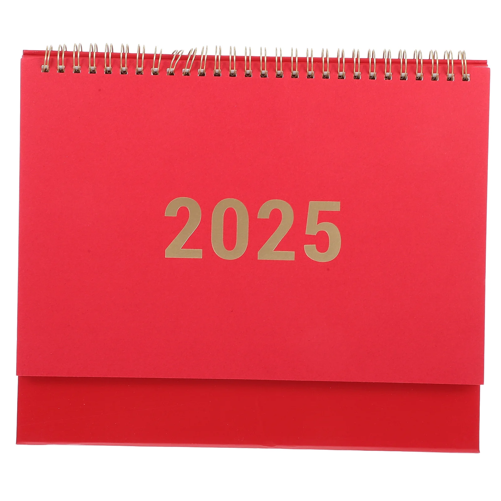 ปฏิทินตั้งโต๊ะ Office Daily Planner Coil Notepad เดสก์ท็อป 2025 ตาราง Green Flip