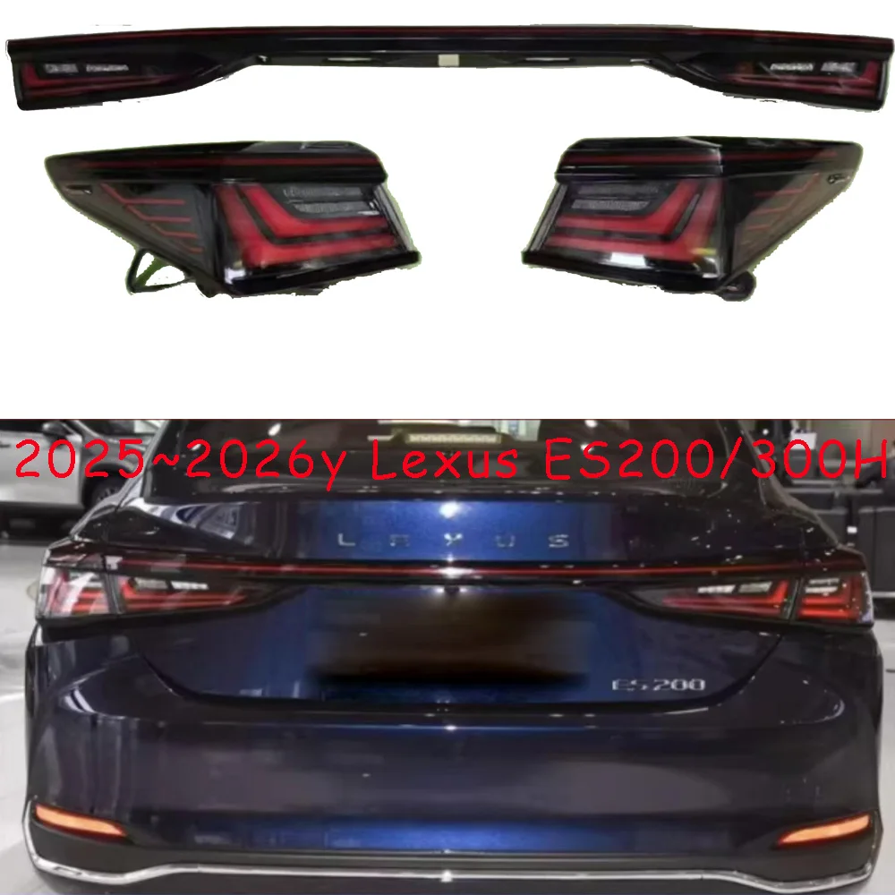 

1pcs car bumper Tail Light for Lexus ES200 ES300 Taillight brake 2025~2026y auto accessories Tail Lamp ES300H fog light