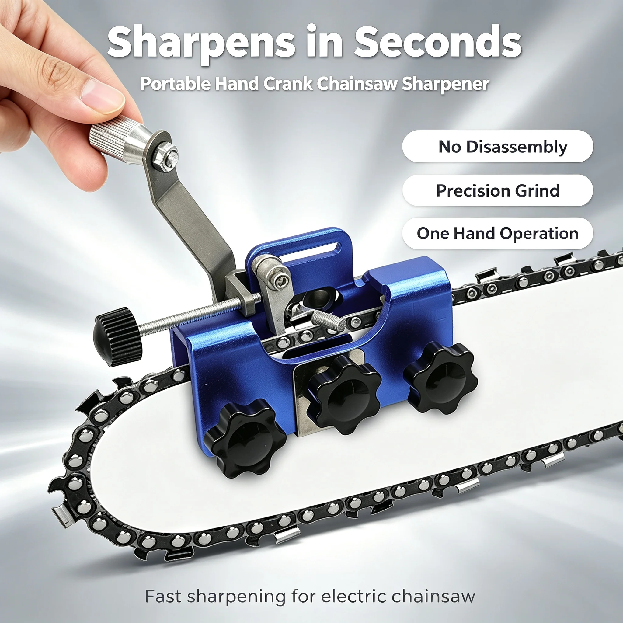 Chain Saw Sharpeners Portable Chainsaw Chain Sharpening Woodworking Grinding Stones Electric Chainsaw Grinder Tool Dropshipping