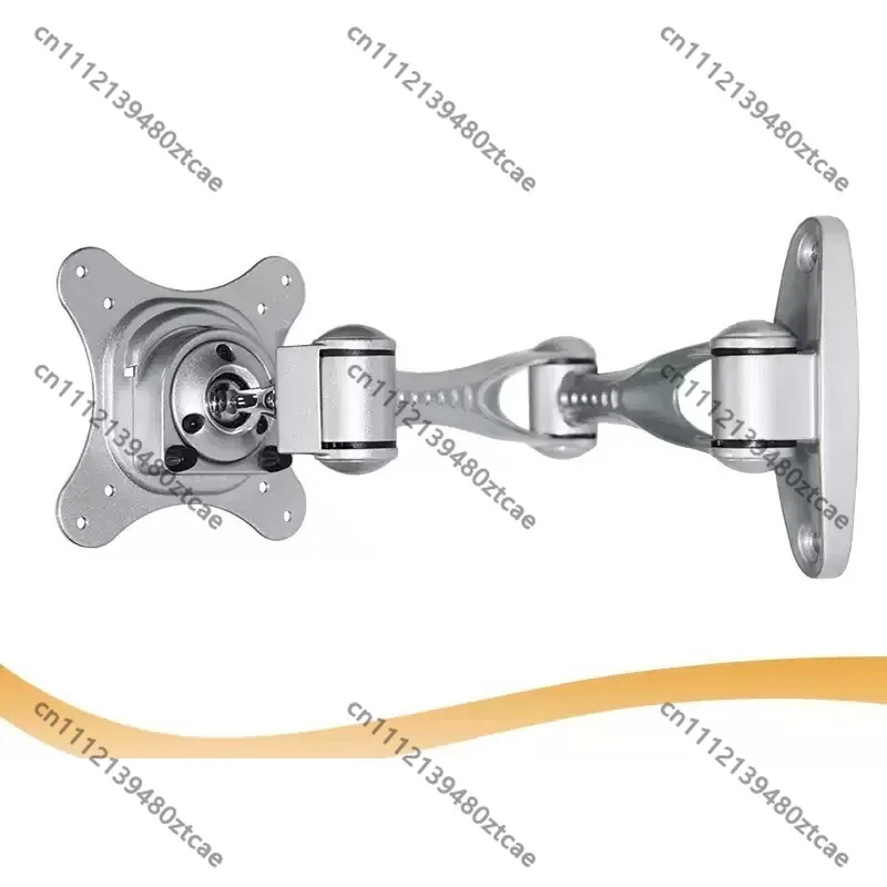 Wall‑Mount Foldable Telescopic Monitor Bracket, Universal Aviation Aluminum Alloy Swing Arm Stand for Computer Display