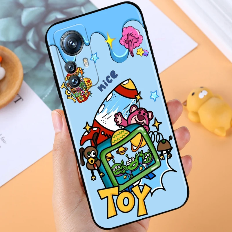 Sanrio Three-eyed Cute Cartoon For Xiaomi Mi 13T 13 12T 12 11T 11i 11 A3 10T 10 9 Pro Lite Ultra 5G Black Funda Phone Case