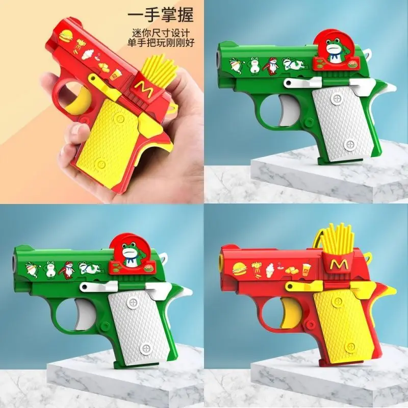 

1 PC New M1911 Carbine M Mark French Fries Potato Starch Carrot Gun Salute Salute Frog Radish Guns Decoration Toy Novelties Toys