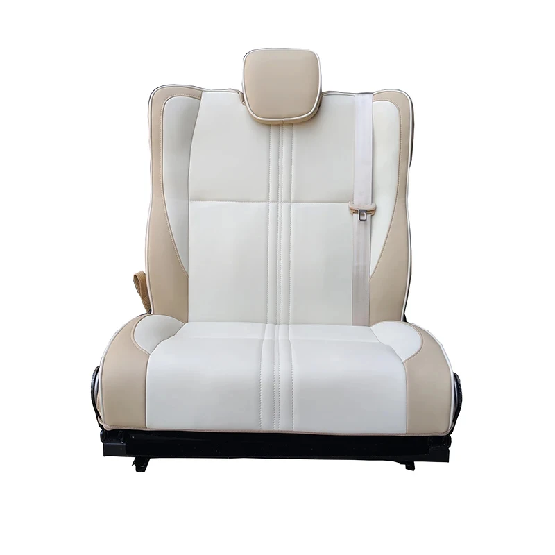 High Quality New AutoLiuma 3-Fold Forward Slip Folding Van Seats PU Leather Modified For MPV RV Camper Van