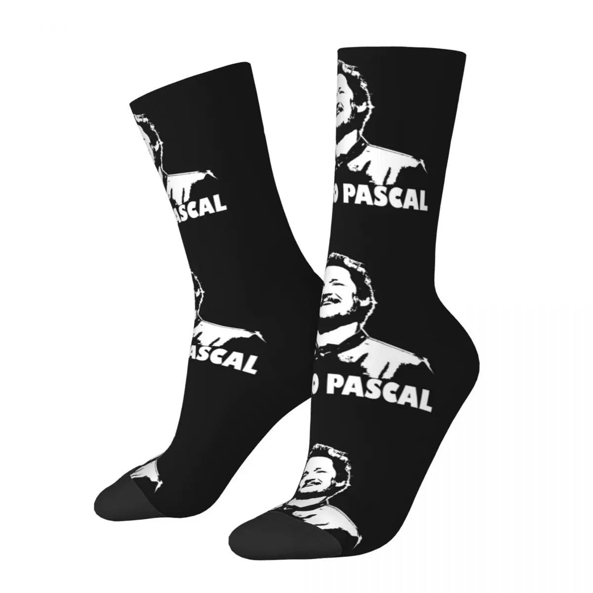 Pedro Pascal ART Crazy Men's Socks Unisex Meilleur Acteur De Groupe Harajuku Seamless Printed Funny Novelty Happy Crew Sock