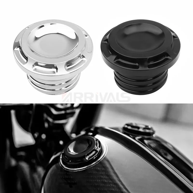 

Motorcycle Gas Tank Oil Cap Vented Fuel Gas Tank CNC For Harley Sportster XL 883 1200 Dyna Touring Road Street Glide Softail