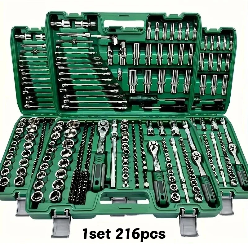 High End Professional 216 Tool Set, 1/4